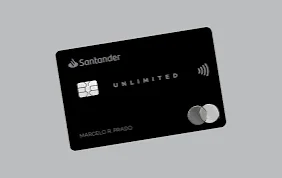Cartão Santander Unlimited.