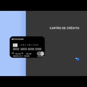Cartão Santander Unlimited.